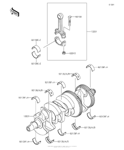 ZR1000 Коленвал
