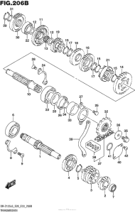  Transmission (Dr-Z125Ll6 E28)