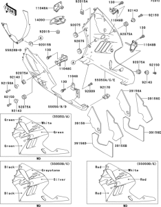 ZX900 Cowling lowers(1 / 2)
