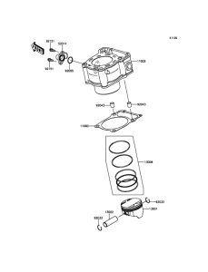 BX250 Цилиндр и поршни