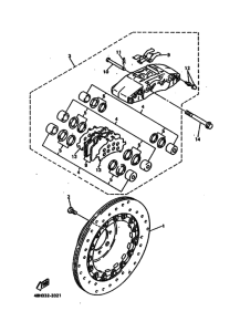 GTS1000A GTS1000AE Передний суппорт