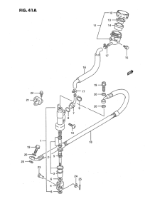 RM80 Задний тормозной цилиндр