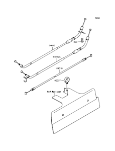 ZG1400 Тросы управления