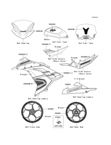 EX250 Наклейки