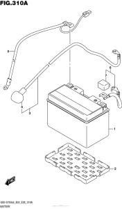 GSX-S750 (ABS) Battery (Gsx-S750L6 E03)