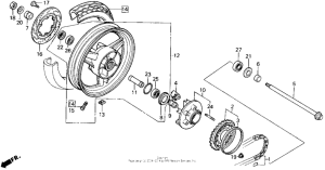 Переднее колесо