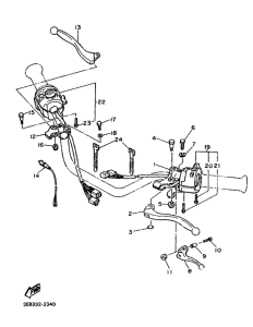 SR500 Handle switch. lever