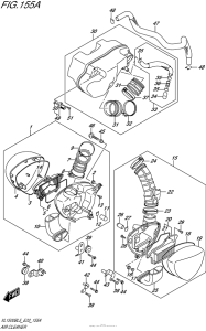 VL1500B Воздушный фильтр