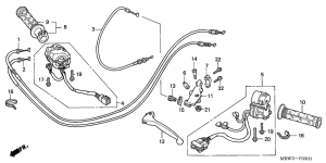  Handle lever / switch / cable