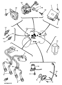 YZF750R Электрика 1
