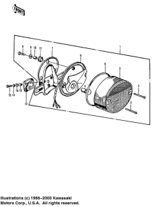 Z1 Taillight unit ass`y