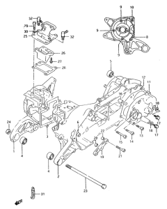AH75 Картер двигателя