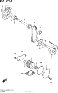 AN400 (ABS) Масляный насос