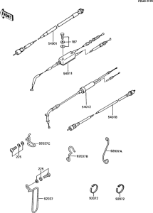 AR125S Тросы управления