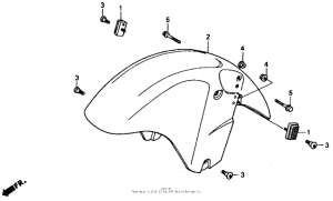  Переднее крыло