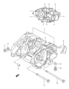 TS50 Картер двигателя