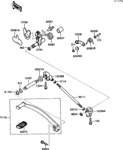 EN450 Механизм переключения передач