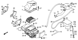 VF1100C Воздушный фильтр