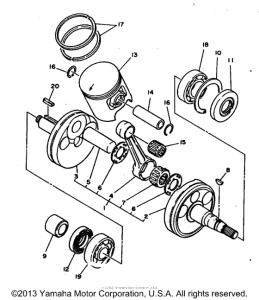 RT180G Коленвал,поршни