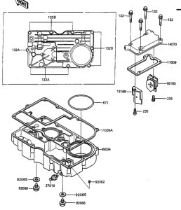 ZG1000 Крышка сапуна / маслосборник