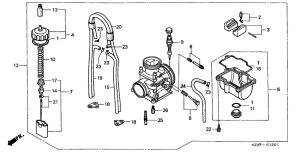 CR250R Carburetor assy