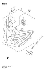 DL650 (ABS) Фара