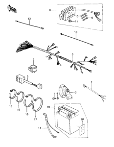 KZ400 Электрика