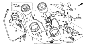 VF750C Спидометр