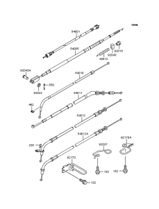 EN400 Тросы управления