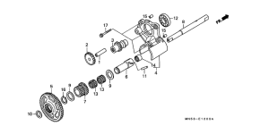 GL1500A Рычаг переключения передач