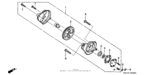XR80R Масляный насос