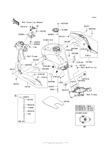 ZX600 Топливный бак