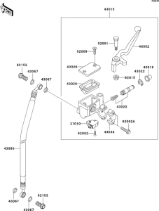 BN125 Главный тормозной цилиндр
