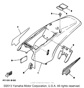 BW80U Боковые обтекатели
