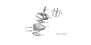 SA50 Cylinder / cylinder head
