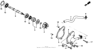 CH250 Водяной насос