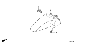 SH125D Переднее крыло
