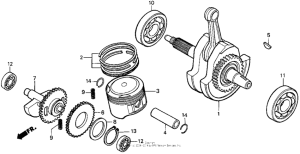 XR250L Коленвал