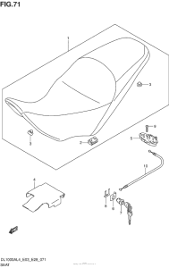 DL1000 (ABS) Сиденье