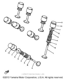 XJ650H Клапана