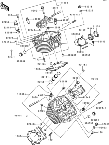VN800 Головка цилиндров