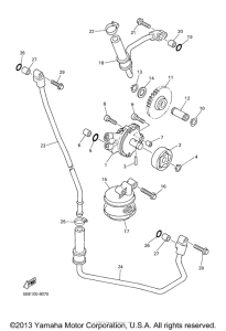 YZ426FP Масляный насос