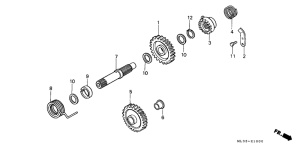 CR500R Кик стартер