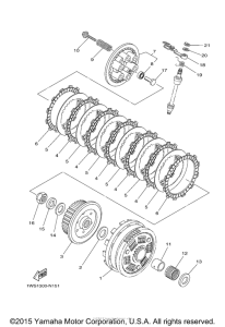FZ07FGY Сцепление