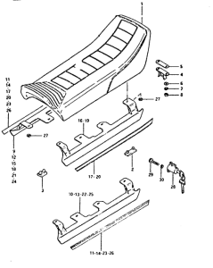 GSX400 Пружина