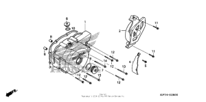  Left crankcase cover (1)