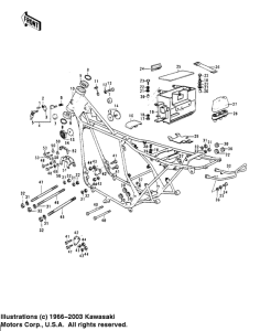 KH400 Frame / frame fittings