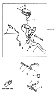 YQ50 Задний торм цилиндр