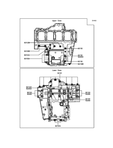 KLZ1000 Болты крепления картера