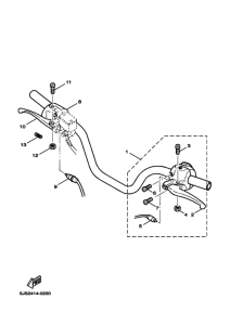 XC125V YJ125X Interruptor  manillar&palanc